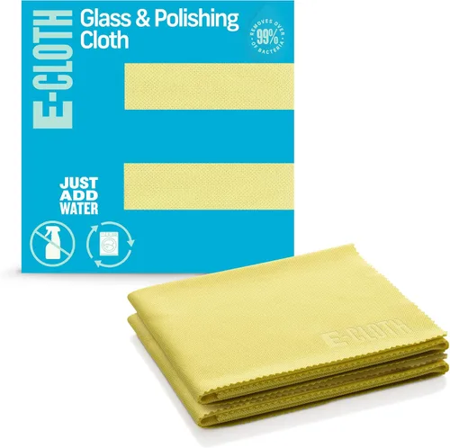 Vista 17 de E-Cloth - Paños para vidrio y pulido, limpiador de vidrio de microfibra premium, ideal para ventanas, vidrio y espejos, lavable y reutilizable