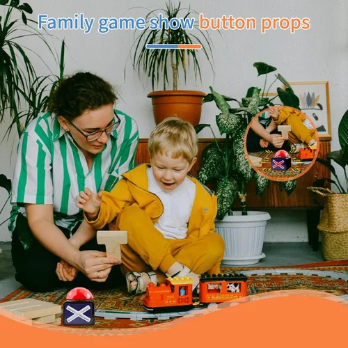 Vista 6 de Zumbador de respuesta de juego con sonido, zumbador de concursos con luces y efectos de sonido para noches de juegos familiares, actividades