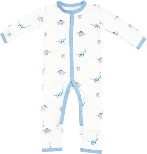 Vista 24 de KYTE BABY Mameluco suave unisex con cierre a presión, 97% rayón hecho de bambú, 3% elastano