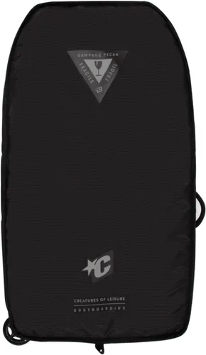 Vista 3 de Creatures of Leisure Bodyboard Quad Wheely Cover - Bolsa de cartón color negro y plateado