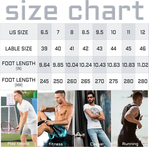Vista 6 de GDEKLO Zapatos deportivos para correr para hombre, tenis para caminar, gimnasio, entrenamiento, atléticos, transpirables, para correr