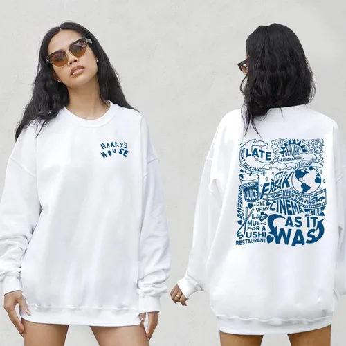 Vista 2 de BluePrints Sudadera Harry Tracklist Suéter de Harry de 2 caras inspirado en lotes Estilo 1