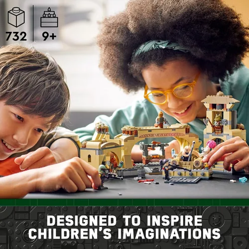 Vista 3 de LEGO Star Wars - Habitación del trono de Boba Fett 75326, kit de construcción para niños de 9 años en adelante, con un modelo de palacio construible