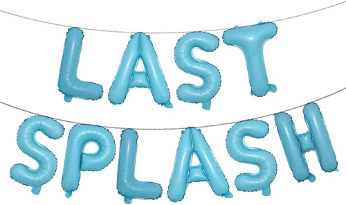 Vista 16 de Decoraciones de despedida de soltera de Last Splash, globo de globo para verano, piscina, despedida de soltera, despedida de soltera, suministros