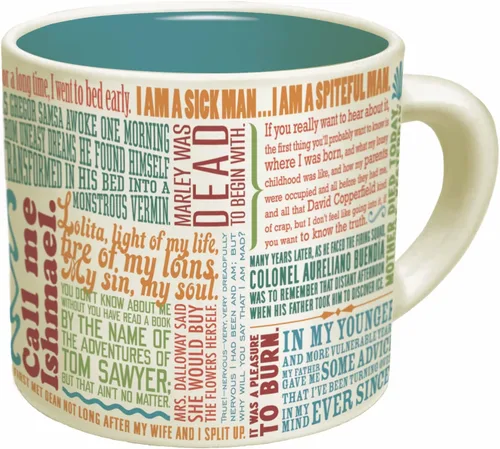 Vista 8 de Tazas literarias del gremio de los filósofos desempleados - viene en una divertida caja de regalo