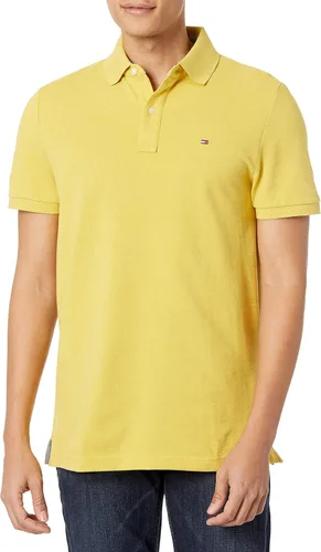 Vista 67 de Tommy Hilfiger Polo de piqué de algodón de manga corta para hombre en ajuste regular
