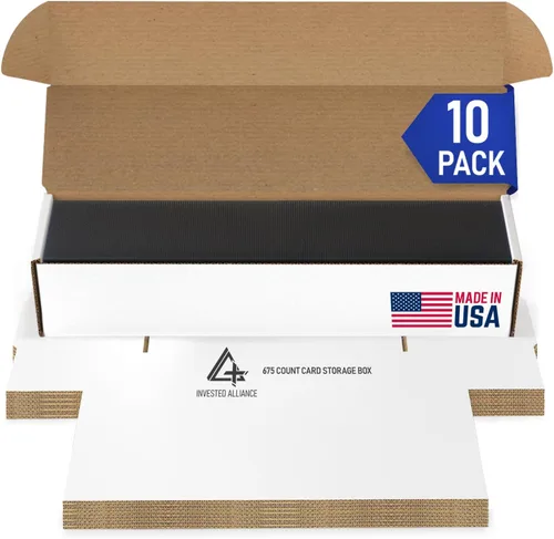 Vista 11 de Caja de Almacenamiento Premium para Tarjetas Coleccionables de Deportes, Béisbol, Fútbol Americano, Baloncesto, MTG y TCG para Coleccionistas