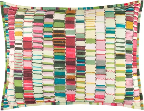 Vista 2 de Pine Cone Hill Penelope Stripe - Funda de algodón con rayas múltiples, estándar