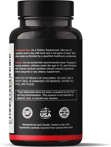 Vista 3 de Natgrown Cápsulas de Polvo de Raíz de Maca Negra + Panax Ginseng de 1500 mg con Raíz de Maca Negra Peruana y Suplemento de Panax Ginseng Coreano