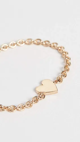 Vista 2 de Zoe Chicco Anillo de cadena de oro de 14 quilates para mujer Itty Bitty
