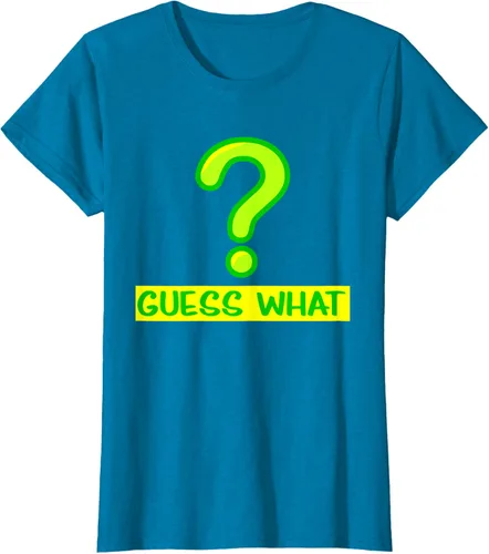Vista 95 de Question Mark playera Guess What playera, hombre XL, Púrpura