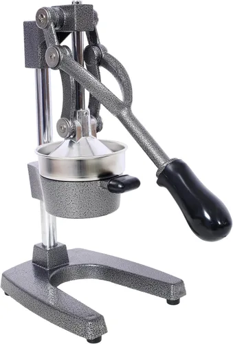Vista 2 de Exprimidor de cítricos de hierro fundido, prensa manual manual extra grande de grado comercial, exprimidor de encimera resistente para jugo