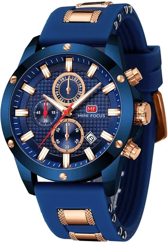 Vista 34 de AIMES Watch for Men Sport Military Waterproof Chronograph Mens Watches Analog Quartz Big Face Classic Stylish Fashion Casual Designer Business Work