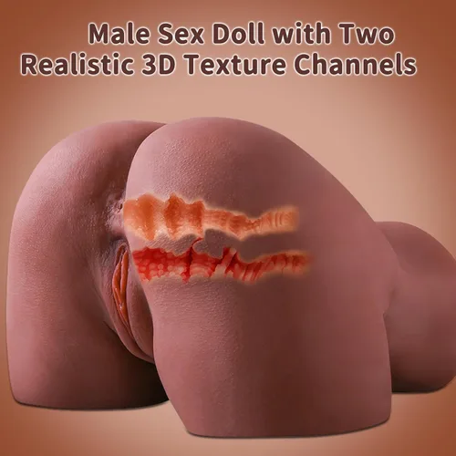 Vista 4 de Muñeca sexual de 20 libras, juguetes sexuales para hombres, masturbador masculino de bolsillo con vagina y anal, muñecas sexuales de tamaño real
