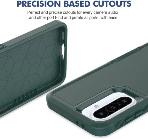 Vista 95 de Jeylly Compatible con Samsung Galaxy A22 5G Funda, Funda Samsung A22 5G con 2pcs protectores de pantalla de vidrio templado