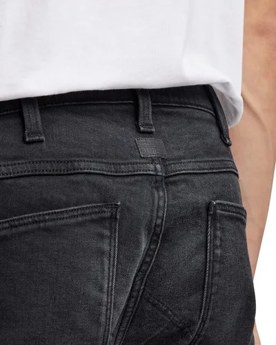 Vista 4 de 5620 - Jeans ajustados con cremallera 3D, Se usa en ónix negro