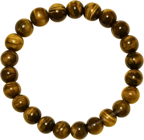Vista 210 de Amazing Gemstone Crystal Bracelet for Women Men's Gifts - Protection Healing Crystal Bracelet - 8mm Gemstone Beaded Stretchable Bracelet Pulseras
