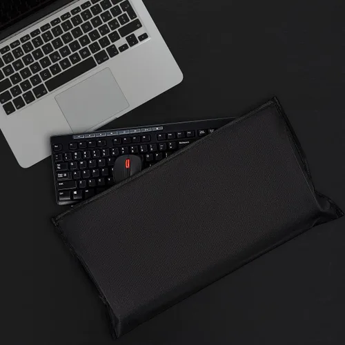 Vista 7 de Funda antipolvo para teclado universal de computadora, funda de PC para teclados mecánicos de juegos de tamaño completo, teclados de 108 teclas