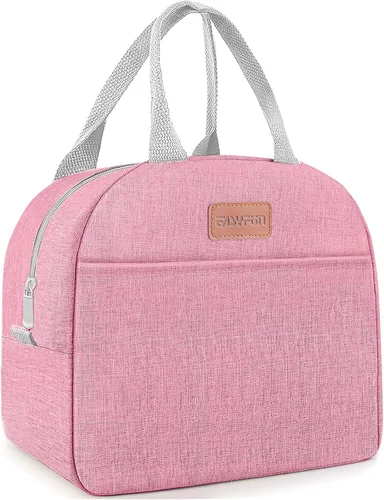 Vista 9 de Bolsa de almuerzo para mujeres y hombres, lonchera aislada para adultos, pequeña lonchera hermética enfriadora, contenedores de comida para almuerzo