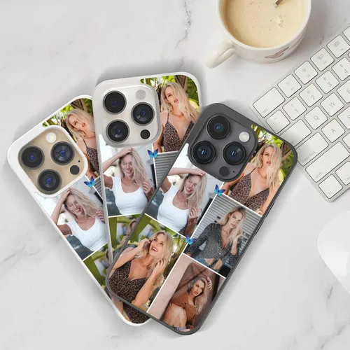 Vista 7 de Fundas de teléfono personalizadas para iPhone 11, 12, 13, 14 Pro Max Plus Mini, para Samsung Galaxy S21 S22 Ultra Plus, regalos de moda para 5