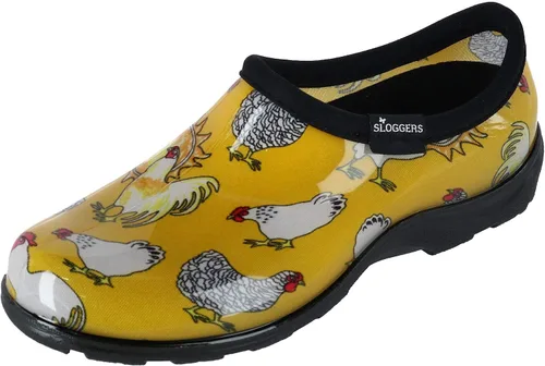 Vista 2 de Sloggers Original Waterproof Rain and Garden Shoe for Women Outdoor Slip-On Garden Clog - Made in The USA with Premium Comfort Insole and Arch