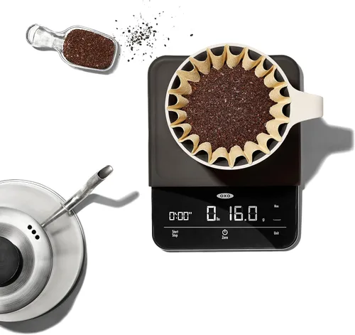 Vista 12 de OXO Brew - Báscula de café de precisión de 6 libras con temporizador, color negro