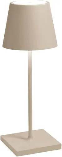 Vista 10 de Zafferano, Lámpara Poldina Pro Mini, Lámpara de mesa inalámbrica recargable con controles táctiles, Adecuada para interior y exterior, Regulable