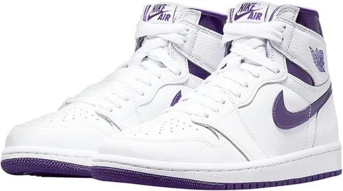 Vista 3 de Jordan WMNS Air Jordan 1 High DD9335 para mujer, AtmposhereObsidiana BlancoRosa