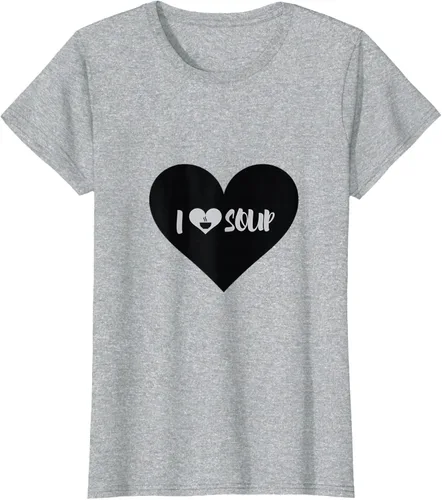 Vista 22 de I Love Soup - Camiseta de regalo con forma de corazón, Blanco, S Asfalto