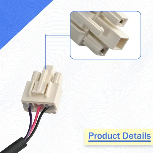 Vista 3 de Motor de ventilador 50240401000Q ZWF-02-4 DC12V 4W 2100RPM 5304519506 para refrigerador Samsung Midea Frigidaire Magick Chef