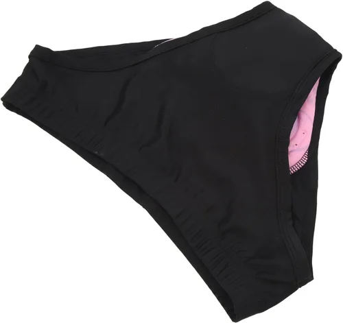 Vista 4 de HEEPDD Ropa interior acolchada en 3D para mujer, color negro, de secado rápido, para ciclismo de montaña (M)
