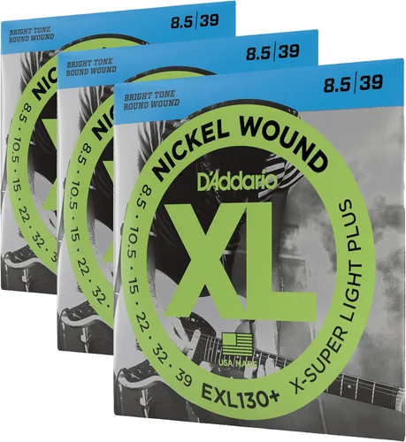 Vista 43 de D'Addario XL EXL157 - Cuerdas de níquel para guitarra eléctrica de 6 cuerdas, entonación perfecta, sensación consistente, durabilidad fiable