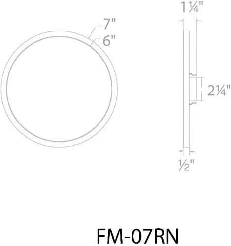 Vista 4 de WAC Lighting, Redondo LED Energy Star Montaje empotrado 3000K en negro