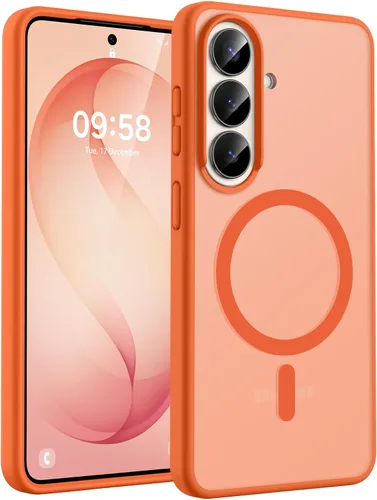 Vista 23 de TOCOL Funda para iPhone 17e, compatible con Magsafe, protección militar contra caídas, delgada, translúcida, mate, a prueba de golpes, para iPhone