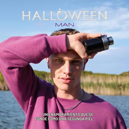 Vista 2 de Eau de Toilette de Halloween Man para hombre, fragancia oriental fresca y amaderada Long-Lasting, Fresh & Masculine Fragrance Spray for Men, for