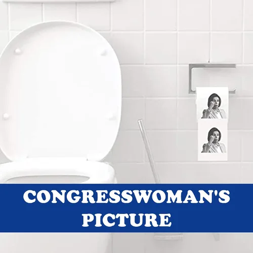 Vista 7 de Nancy Pelosi - Rollo de papel higiénico novedoso, paquete de 2 unidades Pelosi divertido regalo político para demócratas y republicanos Paquete