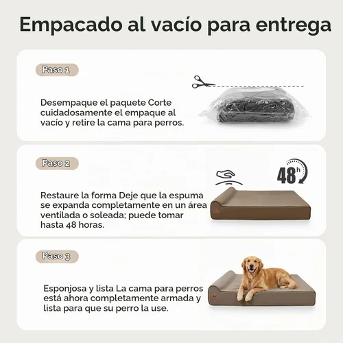 Vista 7 de Sytopia Camas ortopédicas para perros grandes, sofá de espuma viscoelástica extra gruesa de 7 pulgadas para perros mayores y grandes daneses