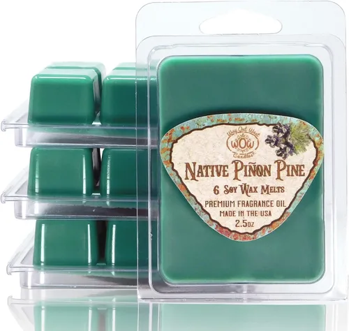 Vista 2 de Cera perfumada para calentadores de cera, ambientador aromático, paquete de 4, juego surtido de 6 cubos de fusión, hecho a mano en Estados Unidos