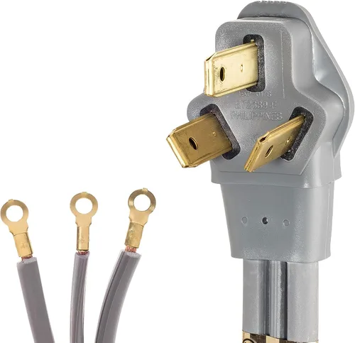 Vista 2 de Smart Choice Cable de alimentación de 3 clavijas y 50 amperios, 6 pies de largo