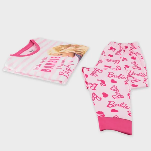 Vista 8 de Barbie Pijamas para niñas Conjunto de pijamas y coleteros para niñas Conjunto de pijama para niñas Ropa de dormir para niñas Producto