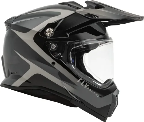 Vista 4 de Fly Racing 73-7023XS Trekker Pulse Casco Negro/Gris XS