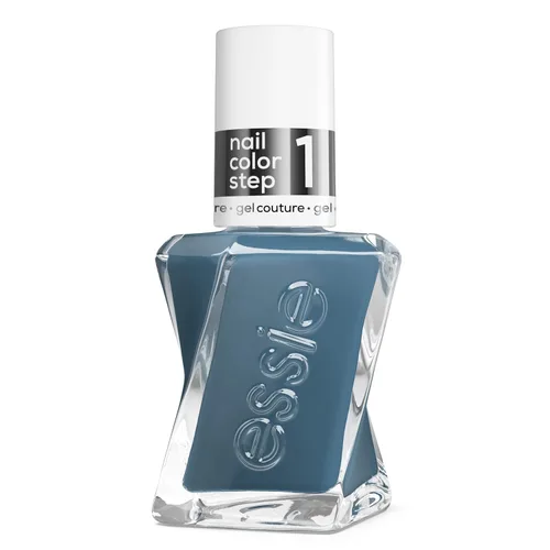 Vista 9 de essie gel couture, Esmalte de uñas de larga duración, vegano, Be Dazzled, Blue, Statement Peace, 0.46 onzas líquidas