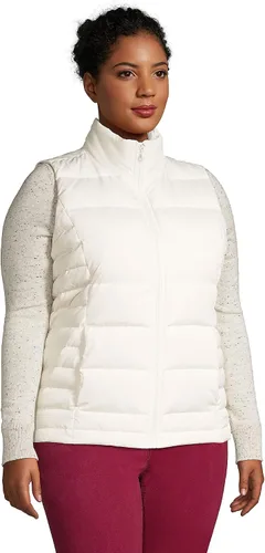 Vista 3 de Lands' End - Campera acolchada, Chaleco ligero con relleno para mujer, ropa de abrigo.