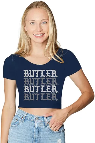 Vista 26 de Lojobands Camiseta corta ajustada para mujer, hecha en Estados Unidos, talla única