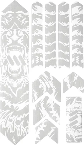 Vista 2 de All Mountain Style - Protector de marco de bicicleta extra - Ajuste universal, juego de 10 piezas para tubo descendente, vaina de cadena, desgaste