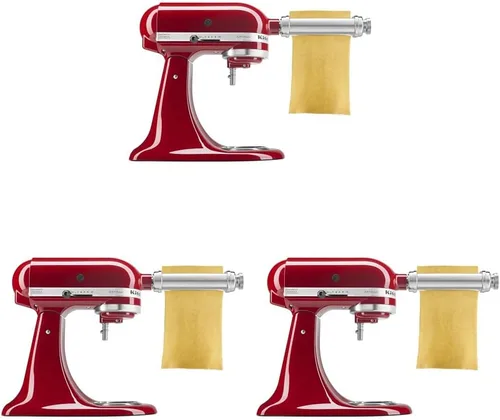 Vista 5 de KitchenAid KSMPDX Pasta Deluxe Set de accesorios para batidora, acero inoxidable, 5 piezas (paquete de 1) Fits all KitchenAid Stand Mixers