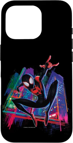 Vista 20 de Marvel Spider-Man Miles Morales Graffiti City - Carcasa para iPhone 17