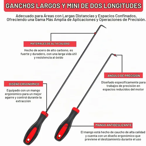 Vista 5 de Keze Juego de herramientas de púas y ganchos de 12 piezas