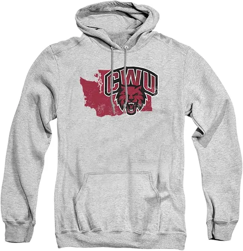Vista 18 de LOGOVISION Colección de sudaderas con capucha unisex con diseño de forma universitaria oficial para hombres y mujeres