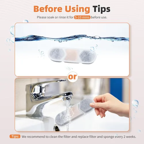 Vista 8 de 8 paquetes de filtros de repuesto para fuente de agua para perros Zuqqony de 12L/3.2Gal de acero inoxidable, dispensador de agua para perros DYSJ01